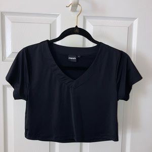 Black Crop Top